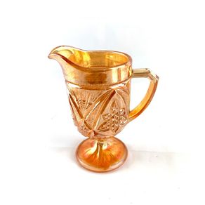 Vintage carnival glass jug