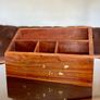 Vintage Wooden Handmade Decorative Letter Rack Desk Tidy Image 2