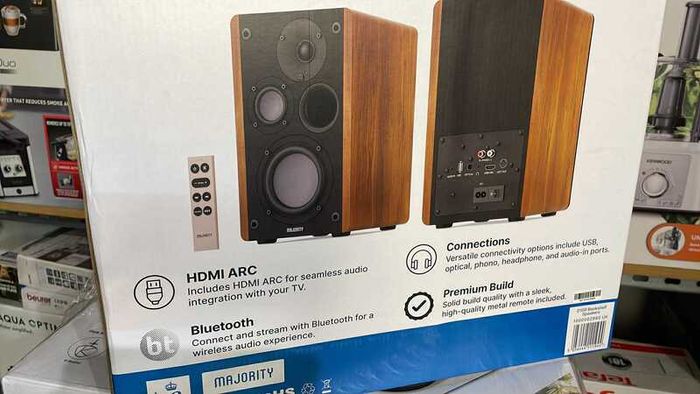 100W Bookshelf Active Speakers Bluetooth