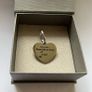 Personalised Engraved Silver Heart shape Dog tag Image 6