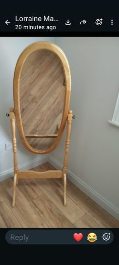 freestanding swivel mirror