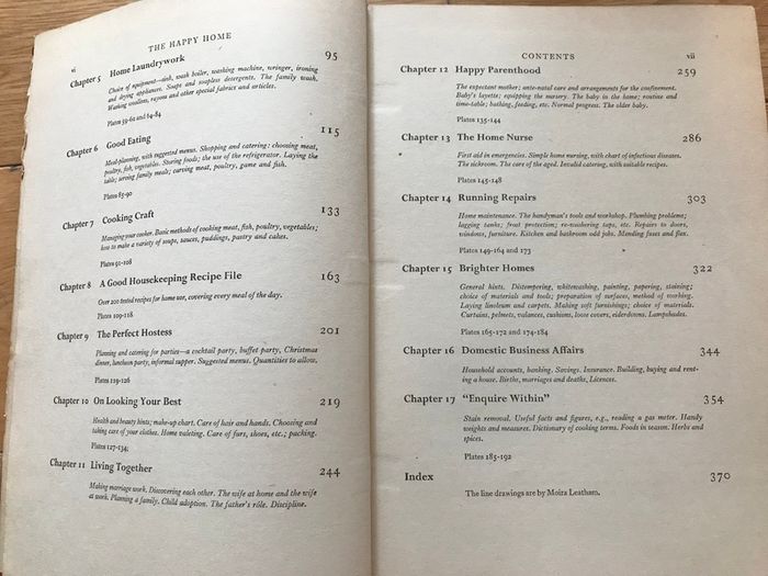 Antique The Happy Home A Universal Guide to Household Management