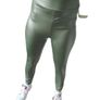 High Waist PU Leggings Image 9