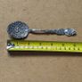 Antique detailed Repousse silver-plated jam spoon Image 6