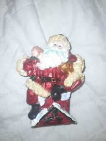 Christmas Santa ornament