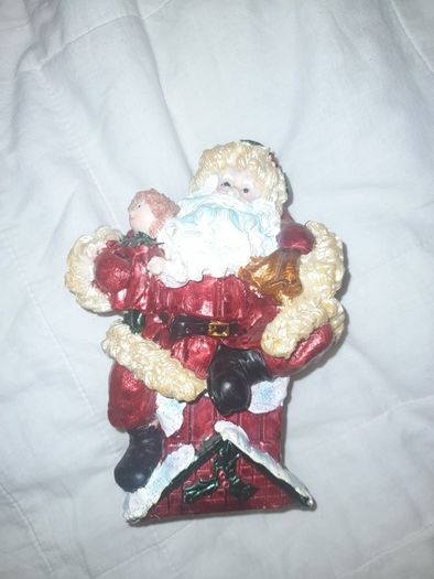Christmas Santa ornament