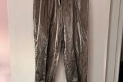 Metallic trousers