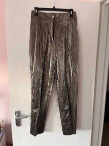 Metallic trousers