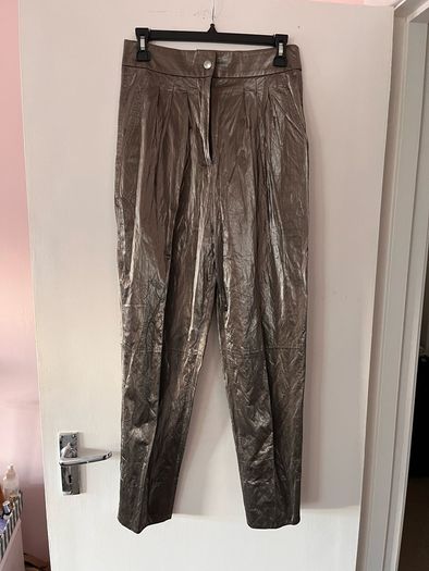 Metallic trousers