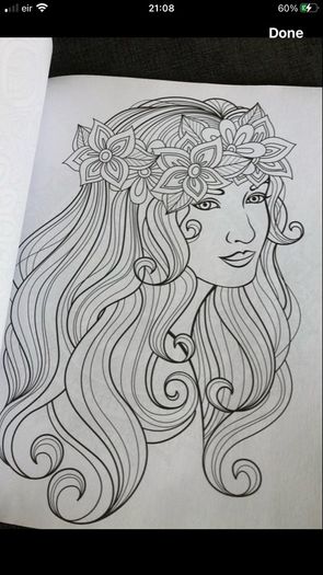 Adults colouring book