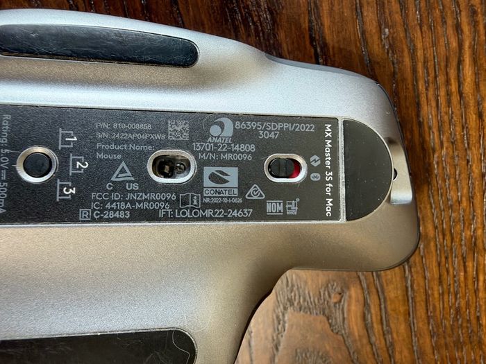 Logitech MX Master 3S for Mac in Space Grey