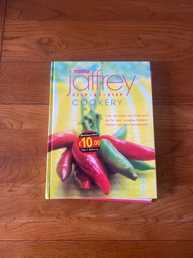 Madhur Jaffrey step by step cookery book