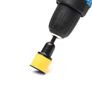 Glass Polish 12008 - 25mm ( 1") Spindle Pad - Yellow Foam Soft Image 2