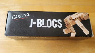 Carling-branded tumbling tower game
