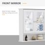 Wall-mounted Medicine Cabinets Bathroom Living Room Organizer with Mirror (FREE POSTAGE) Image 2