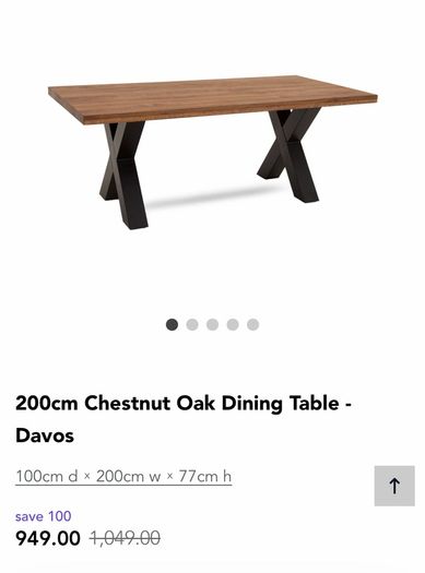 Dining table