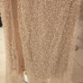Stunning heavily beaded champagne / nude evening dress Image 3