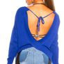 Oversize Sweater With Low-cut Back Size Uni Image 2