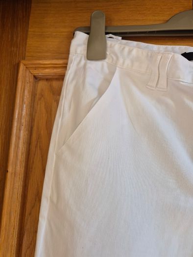 Mystify White Capri Trousers Size 14