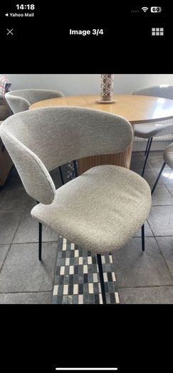 Dining room table and chairs