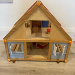 Wooden dolls house