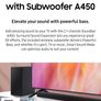 Samsung 2.1ch Bluetooth Soundbar with Wireless Subwoofer | HW-A450 Image 6