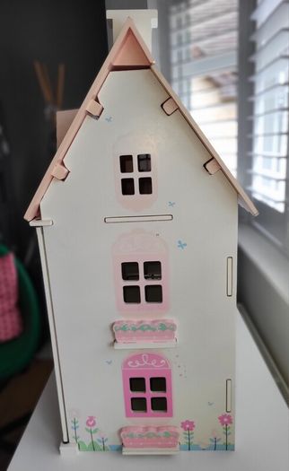 Wooden Dolls House with accessories
