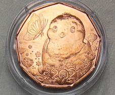 Austria 5 Euro Copper Uncirculated Coin 2021 - A Little Miracle - Easter Coins