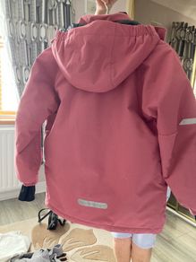 Polarn O Pyret waterproof jacket snowy 8-9 years