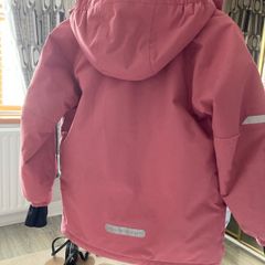 Polarn O Pyret waterproof jacket snowy 8-9 years