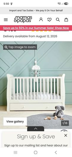 mia cot bed