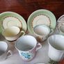 Odd Coffee Cups + Saucers Image 3