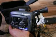 JVC GR-AX337E Compact VHS Camcorder + Carry Bag &amp; Charger (the battery doesn't hold a charge - it works perfectly on the charger)