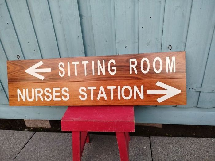 Signage nurses station