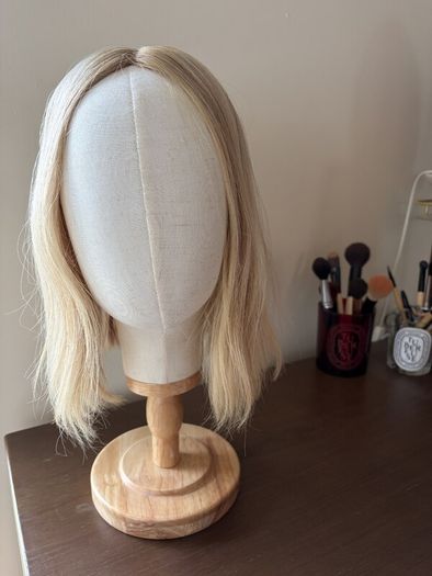 Goldylost Blake 14" Human Hair Silk Topper - Blonde