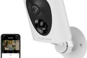 Wireless Security Camera Outdoor, 1080P WiFi CCTV For Home Security, With Rechargeable Battery, Colorful Night Vision, Remote Access, PIR Motion Detection, 2-Way Audio, Alexa