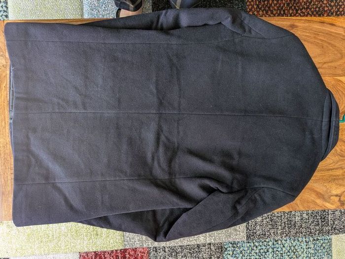 Navy wool mix coat