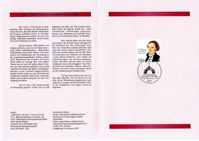1999 Bundes Republic Deutschland (Germany) Federal Annual Stamp EFT Collection with 42 images of contents