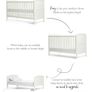 Cot toddler bed with matching Drawers from mamas & papas Image 6