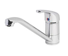 Chrome kitchen mixer tap (single lever)