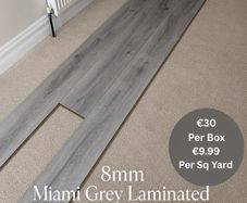 New 8mm Laminate Click Flooring With Underlay