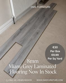 New 8mm Laminate Click Flooring With Underlay