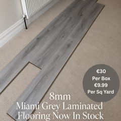 New 8mm Laminate Click Flooring With Underlay