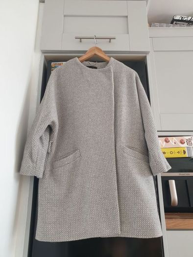 Massimo Dutti Wool Rich Coat Size Medium