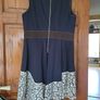 Ladies Navy/cream Dress NEW with tags Image 4
