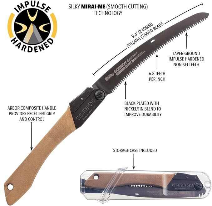 Japanese Steel Blade folding saw tool