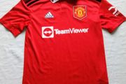 Mint 2022/23 Manchester United Adidas Jersey Size Age 9/10 Years
