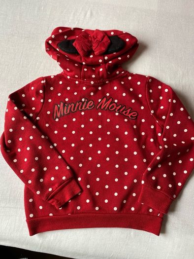 Disney Minnie Mouse Red Polka Dot Hoodie | 7-8 years