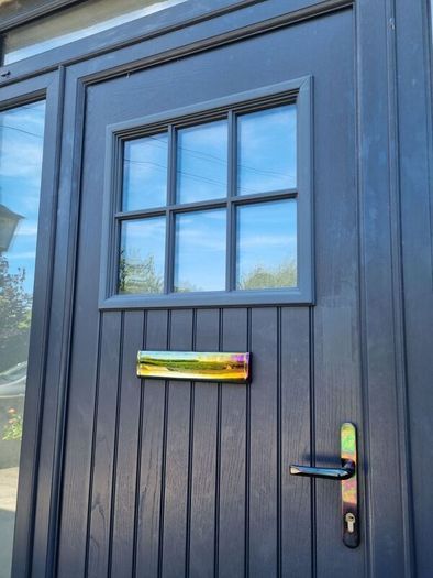 Composite external door