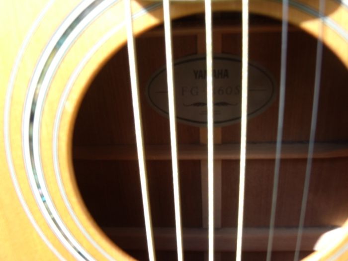Rare vintage 1986 Yamaha FG-460S Acoustic Guitar with original case